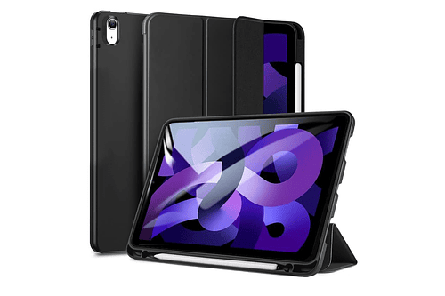 Funda Smart Case Genérico Para iPad Air6 11 M2 (2024) A2902 A2903 Color Negro