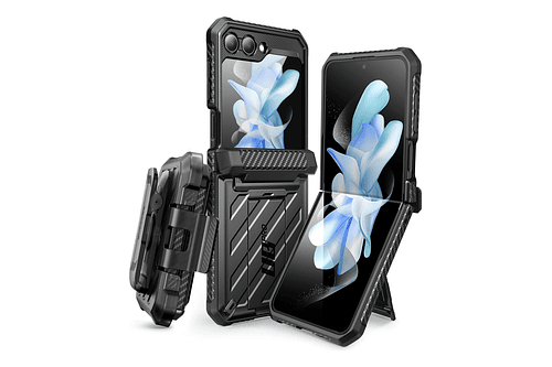 Case Supcase Para Galaxy Z Flip 5 Flip5 Protector 360° Negro