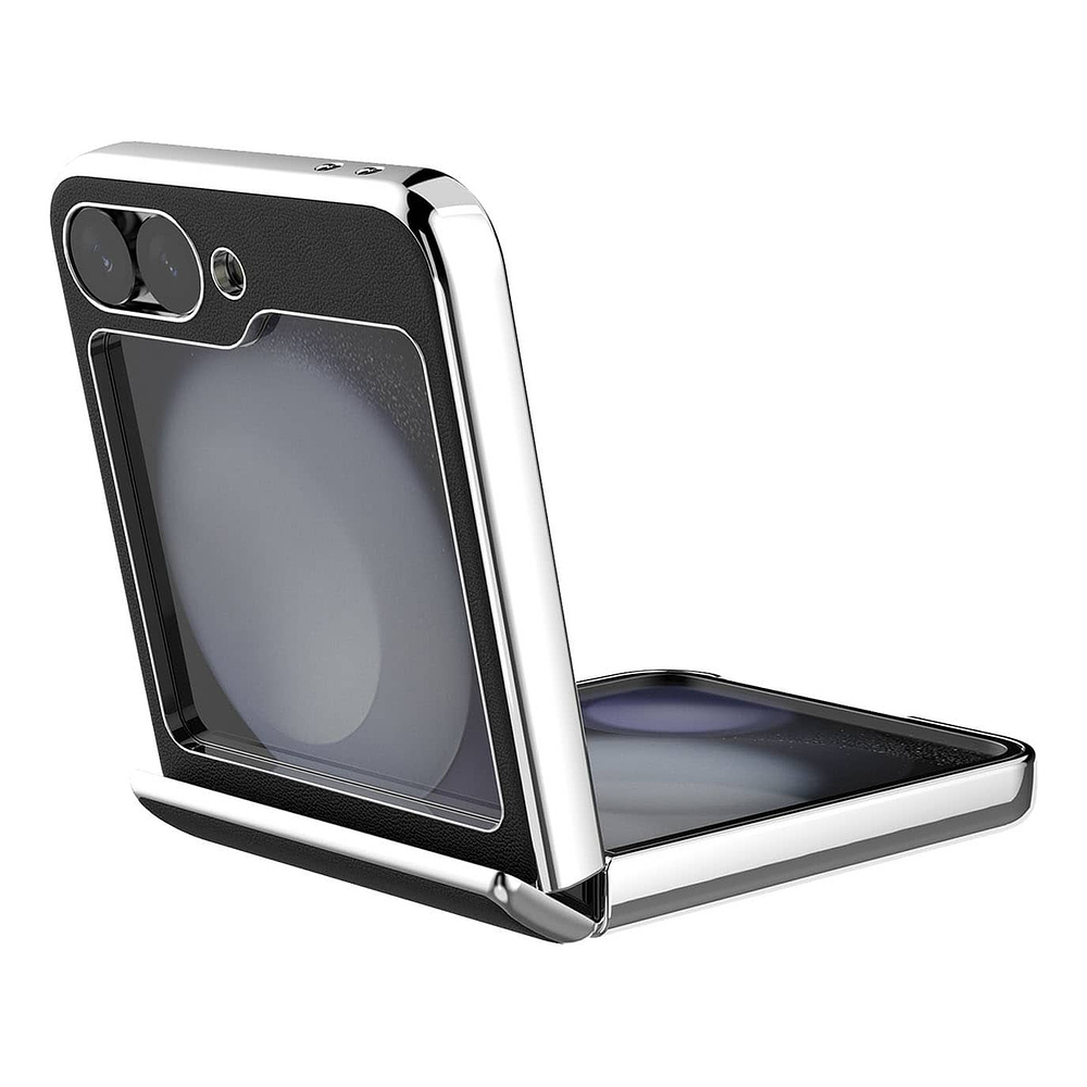 Funda Case Nillkin Leather Para Galaxy Z Flip 6 Flip6 Negro 5