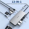 Adaptador Hub Upgrow Usb C 13en1 Para Macbook Air M1 A2337