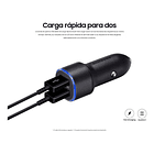 Cargador Carro Dual Samsung Para Galaxy A53 A13 A33 A73 4