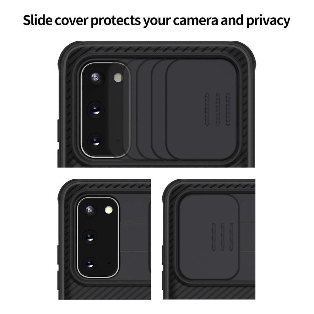 Case Nillkin Camshield Pro Para Galaxy S20 Normal Negro 3