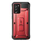 Case Supcase UB Pro Para Galaxy Note 20 Ultra Protector 360° Con Apoyo - Rojo 2