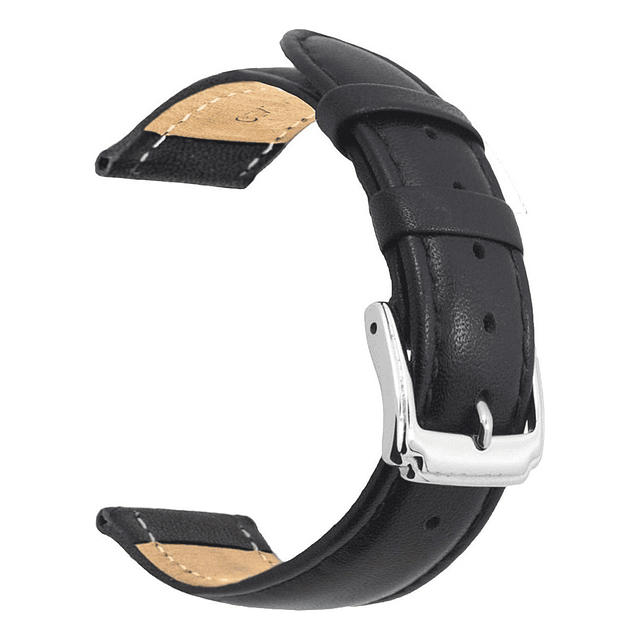 Berfine Correa De Cuero Genuino Para Galaxy Watch6 Watch7 40mm Black