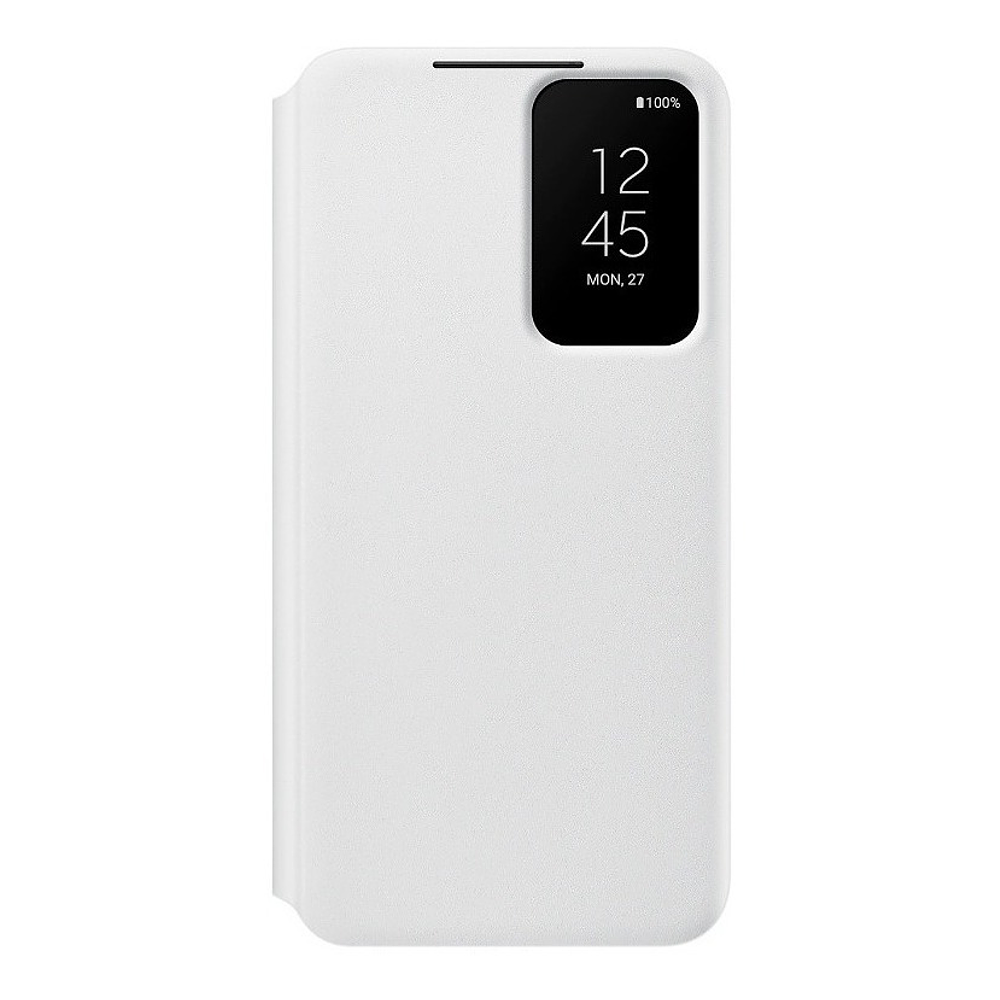 Case Samsung S-view Flip Cover Case Para Galaxy S22 Normal Blanco 1