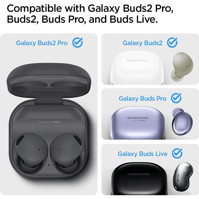 Case Spigen Classic Fit Para Galaxy Buds2 Pro 2022 C/ Gancho