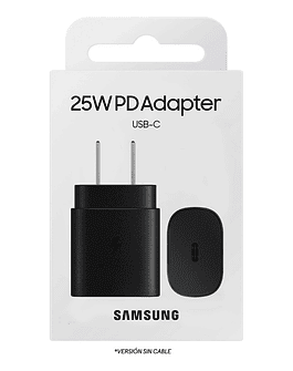 Samsung Cargador de Pared 25watts Para Galaxy Z Fold3 Fold4 Fold5 25w (solo cubo)