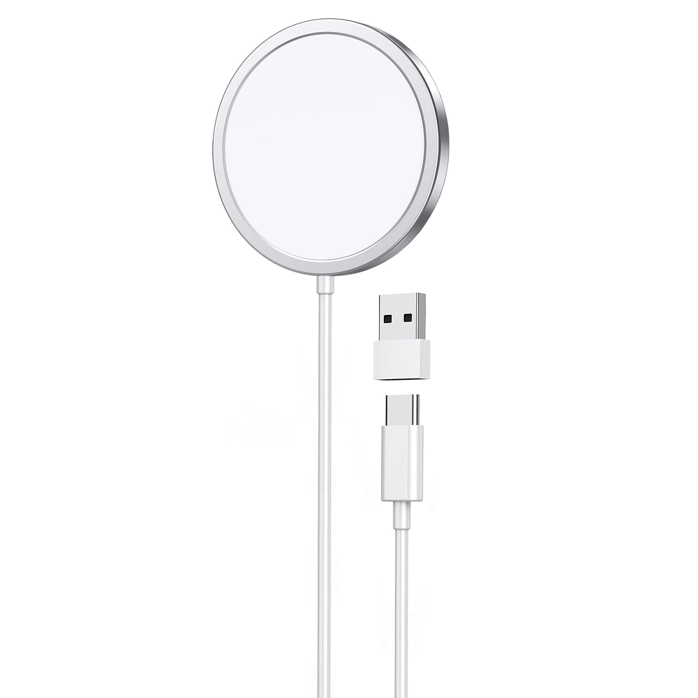 Cargador Magnético Letscom Magsafe 15W Para iPhone 15/ Pro/ Max/ Plus 8