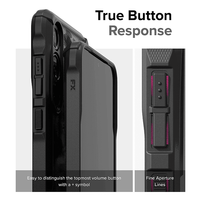 Case Ringke Fusion X Para Galaxy S24 Plus 2024 Camo Black