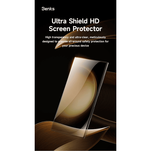 Mica Protector De Pantalla De Vidrio Benks 0.3mm Ultrashield Para Galaxy S24 Ultra