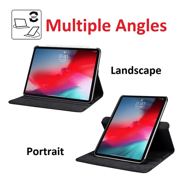 Case Giratorio Para iPad Pro 11 2021 M1 3gen A2301 A2460