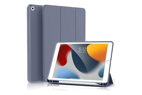 Funda Smart Case Para iPad 9na 10.2 7gen 8gen 9gen Grisáceo