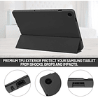 Pack Case + Mica Para Galaxy Tab A9 Plus 11  X210 X216 - Negro (genérico) 8