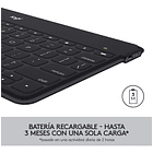 Teclado Logitech Keys To Go Para iPad Pro 12.9 A2437 A2766 4