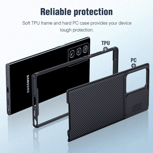 Case Nillkin Camshield Pro  Para Galaxy Note 20 Ultra