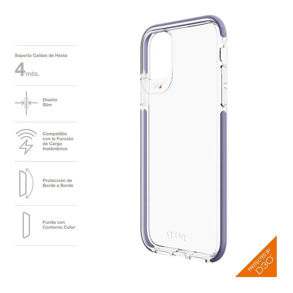 Case Gear4 Piccadilly  Para iPhone 11 Pro Max 6.5 Lavanda 4