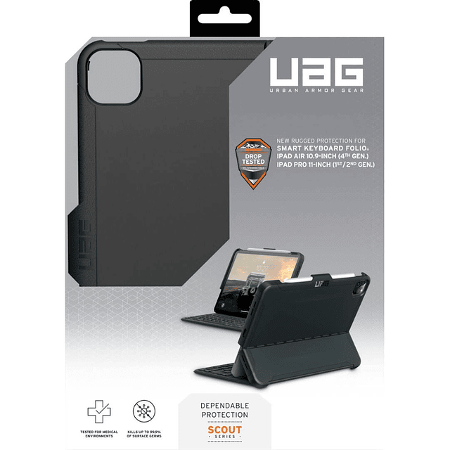 Case Uag Scout Para iPad Air6 11 2024 A2902 A2903 (accesorio para el teclado)