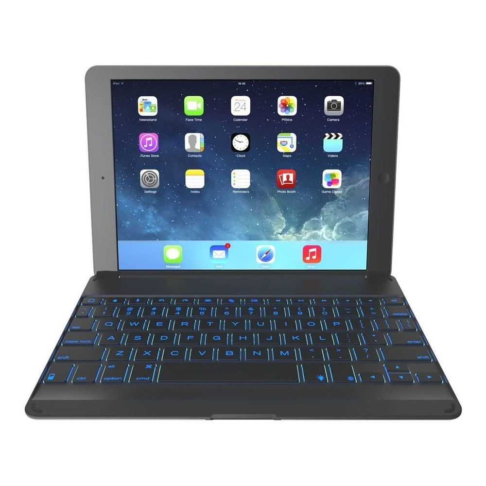 Case Con Teclado Zagg Slimbook Para iPad 9.7 2017 2018 Air 1 7