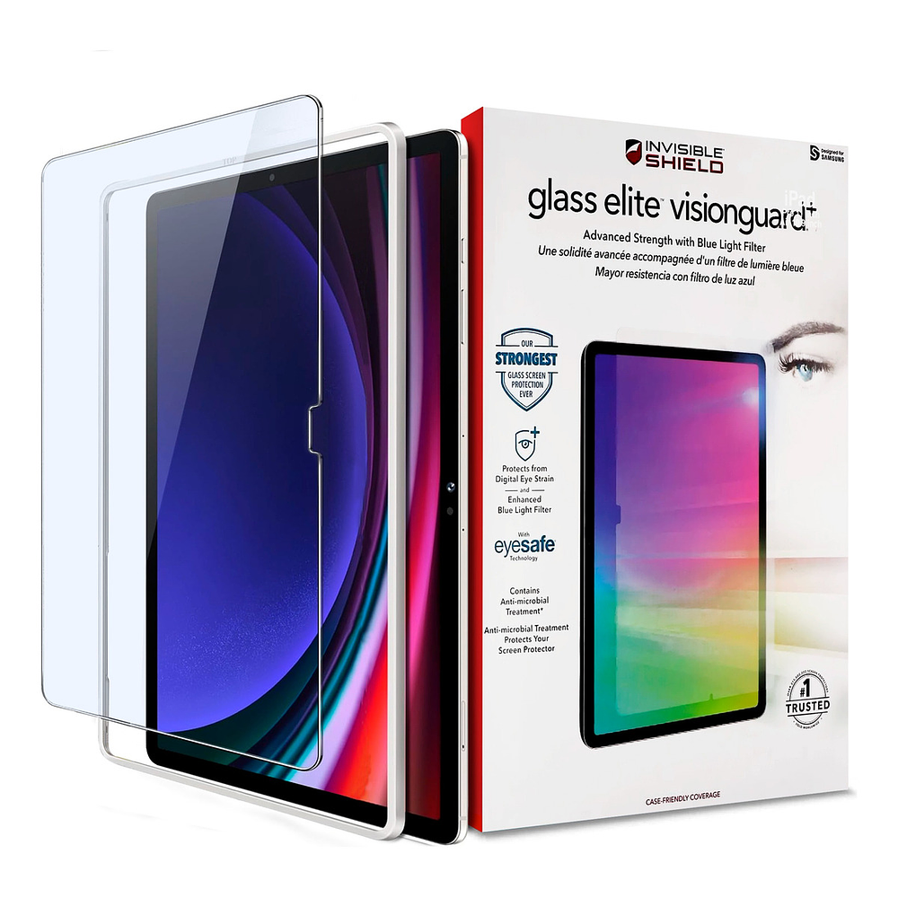 Mica De Vidrio Zagg Glass Para Galaxy Tab S9 Fe 10.9 X510 1