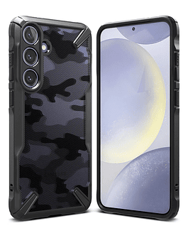 Case Ringke Fusion X Para Galaxy S24 Normal 2024 Camo Black