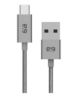 Cable De Datos Puregear Usb-a Usb-c 2.0 De Nylon Trenzado 3m