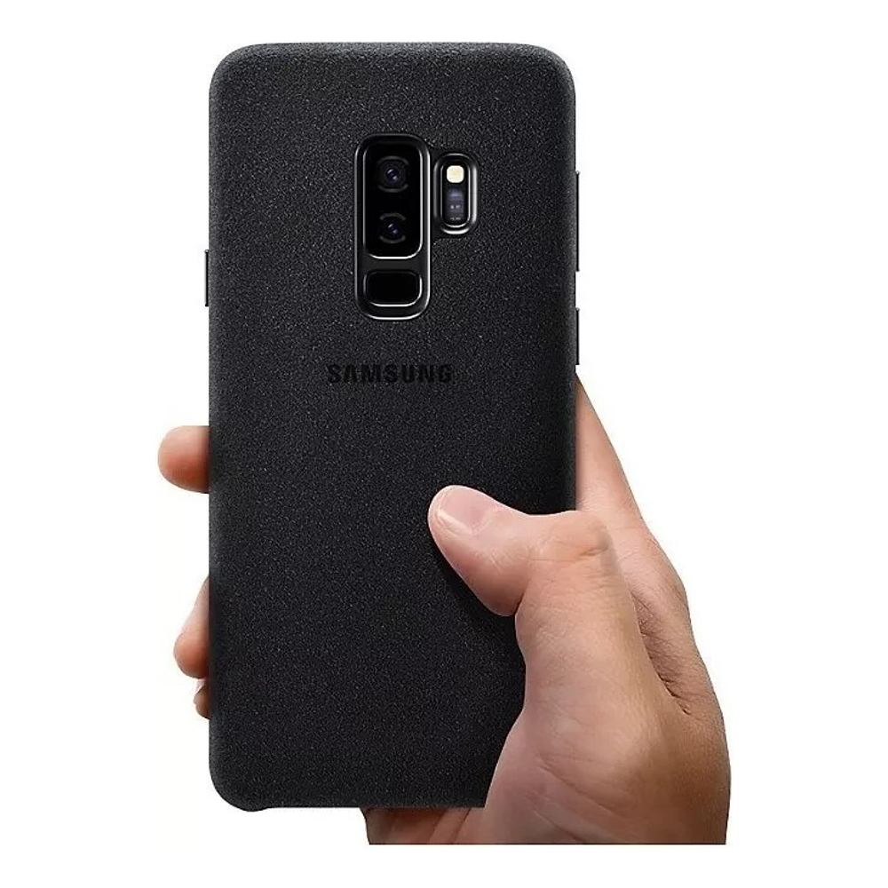 Case Samsung Alcantara Cover Para Galaxy S9 Plus Black G965 2