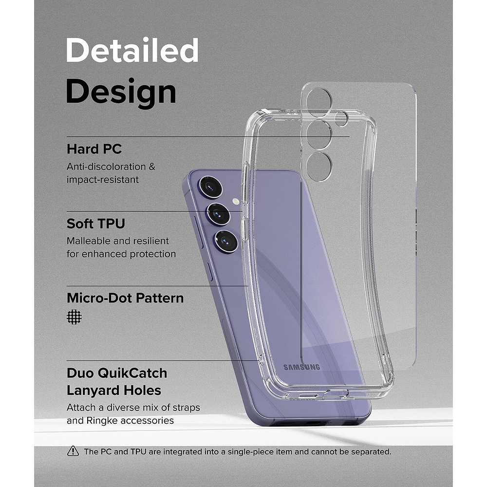 Case Ringke Fusion Clear Original Para Galaxy S24 Plus 2024 3