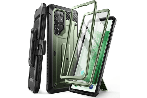 Case Supcase UB Pro Para Galaxy S23 Ultra Protector 360° - Verde