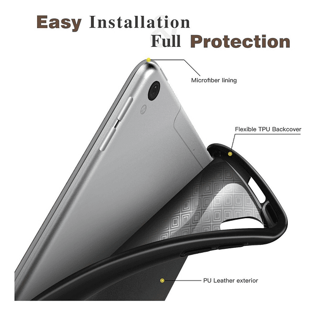 Moko Leather Case Para iPad Pro 10.5 A1701 A1709 Pen Holder