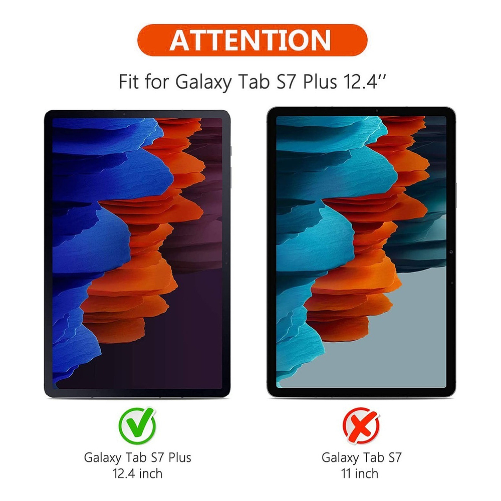 Mica De Vidrio 9h Para Galaxy Tab S9 Fe Plus 12.4 X610 X616 2