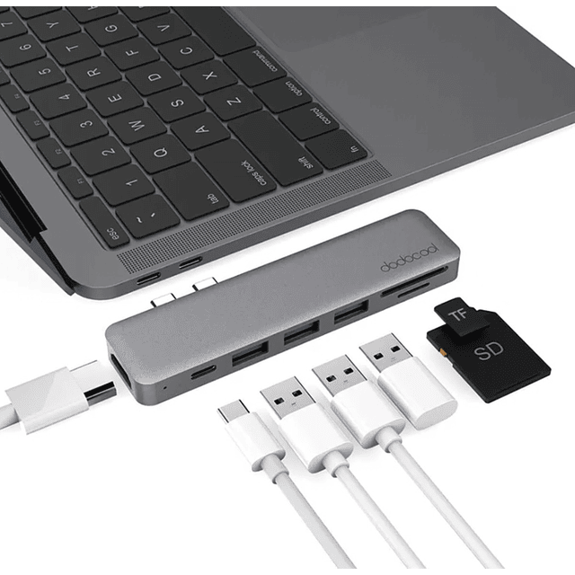 Adaptador Hub Dodocool Usb C Para Macbook Air 13.6 M3 A3113