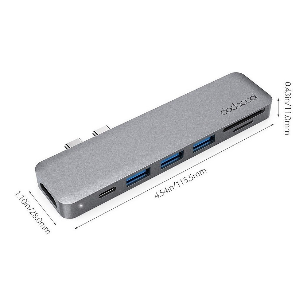 Adaptador Hub Dodocool Usb C Hdmi Para Macbook Pro 14 A2779 4