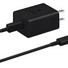 Samsung Cargador de Pared 45watts Para Galaxy Z Fold3 Fold4 Fold5 Fold6 45W con Cable USB-C 1 metro (2021)