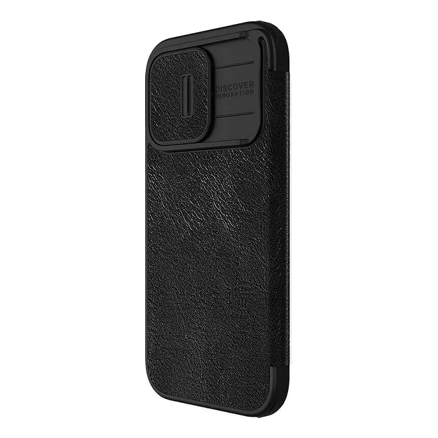 Case Nillkin Qin Pro Para iPhone 15 Pro 6.1 Flip Cover