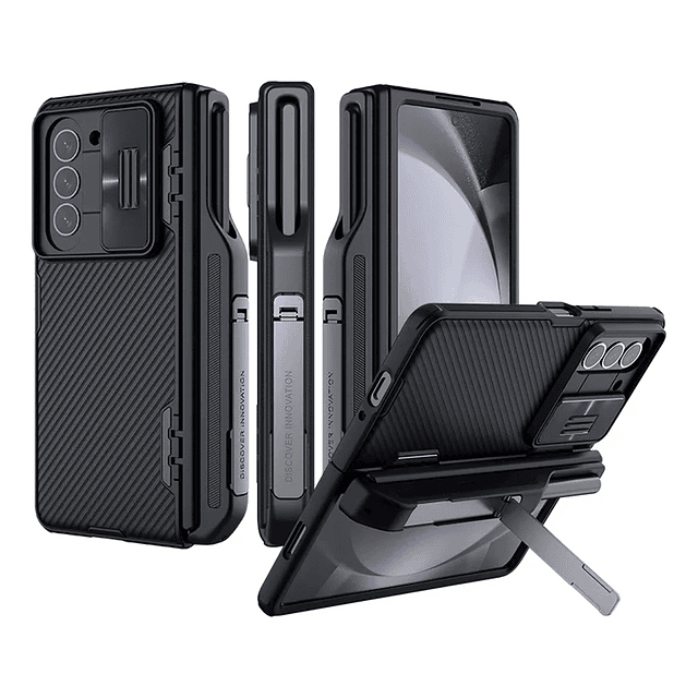 Case Funda Para Galaxy Z Fold 5 Fold5 Con Apoyo Y Pen Holder