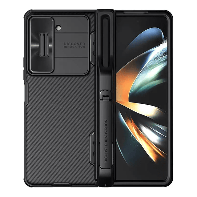 Case Funda Para Galaxy Z Fold 5 Fold5 Con Apoyo Y Pen Holder