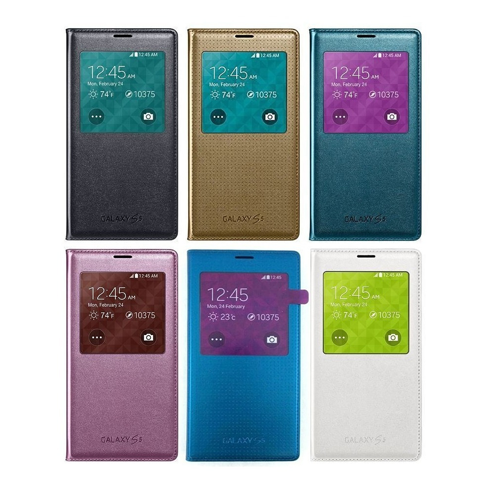 Samsung S-view Flip Cover Case Para Galaxy S5 2