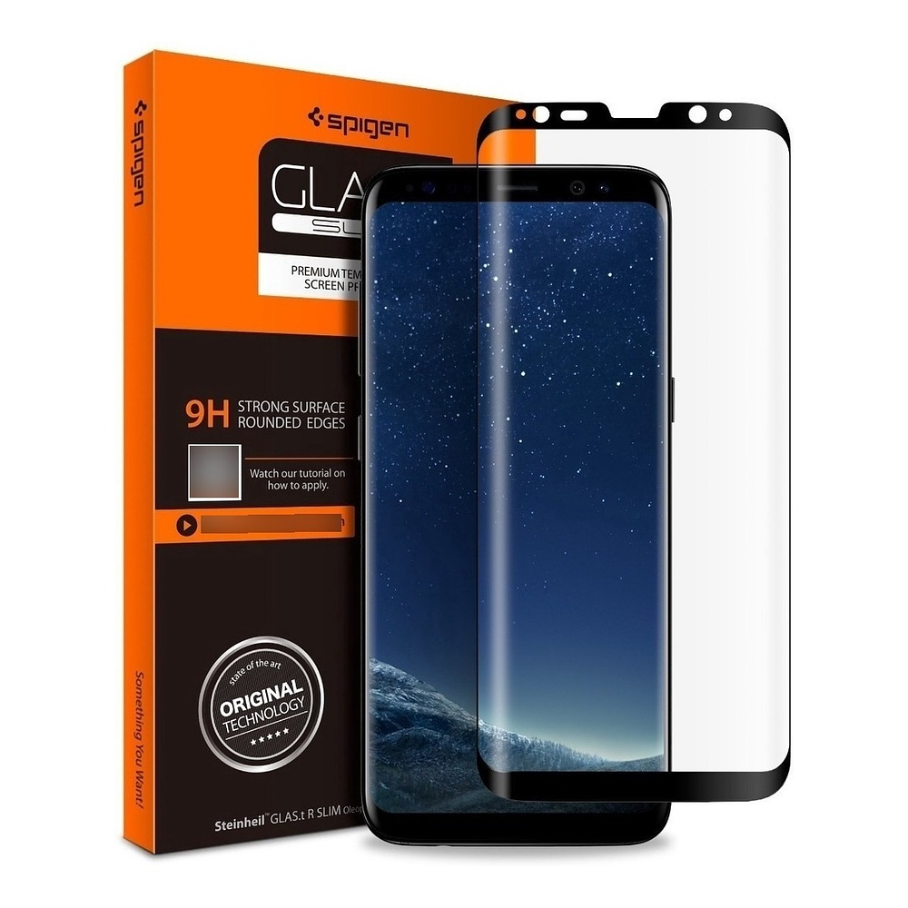 Protector Pantalla Vidrio Curvo Templado Spigen S8 Y Plus 1