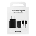 Samsung Cargador De Pared 25watts Para Galaxy A55 A35 A25 25W (con Cable USB-C) 1