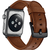 Correa De Cuero Platinum Para Apple Watch 1 2 3 42mm Papaya