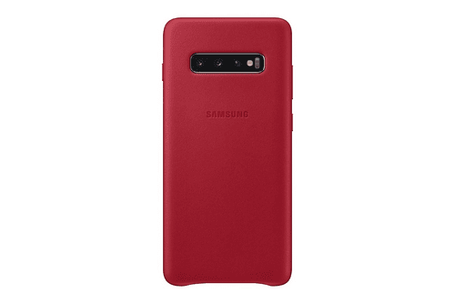 Case Samsung Leather Cover Para Galaxy S10 Plus Rojo 2019