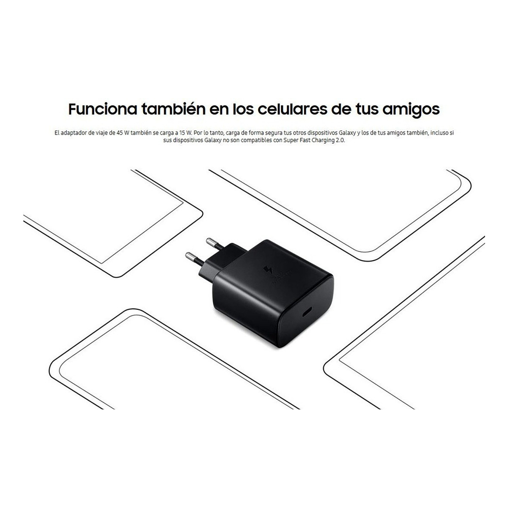 Cargador Samsung 45w Para Galaxy Tab S8 Ultra X900 (round) 3