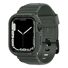 Case Spigen Rugged Armor Pro Para Apple Watch 45mm Serie 7 8 9 Verde 1