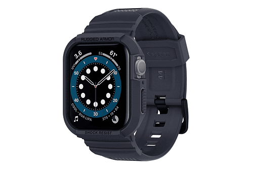 Case Spigen Rugged Armor Pro Para Apple Watch 45mm Serie 7 8 9 Navy