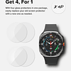 Mica De Vidrio Ringke Glass Para Galaxy Watch Ultra 47mm 4pc