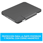 Teclado Logitech Slimfolio Para iPad Pro 12.9 M1 2021 5gen 4