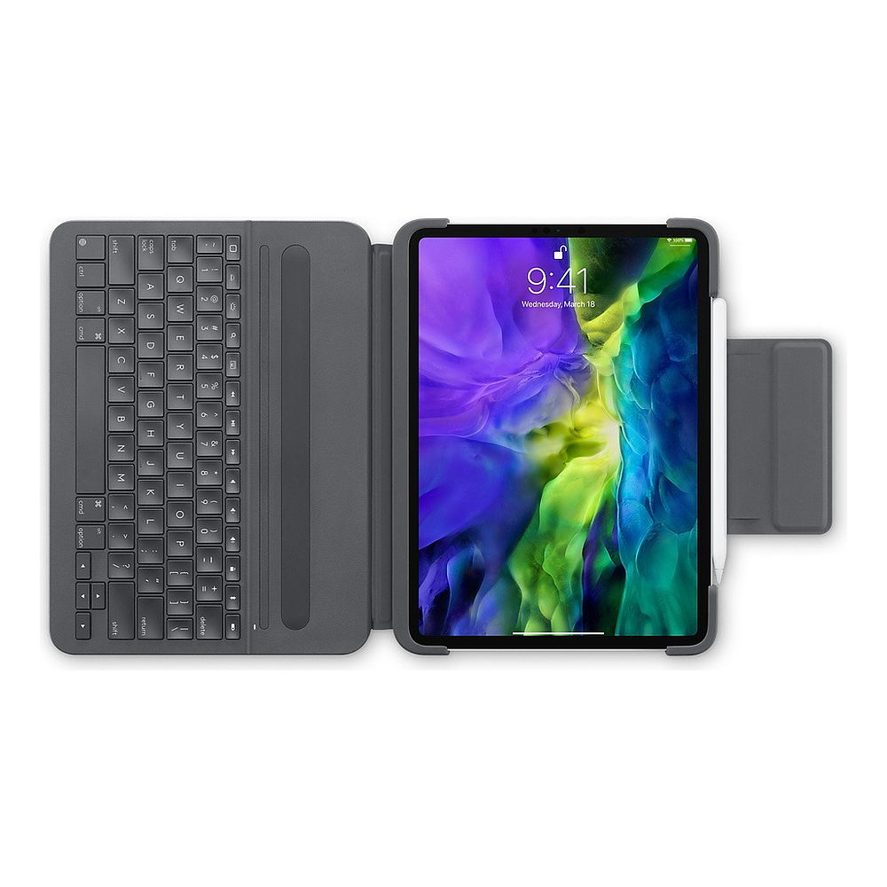 Teclado Logitech Slimfolio Para iPad Pro 12.9 M1 2021 5gen 8