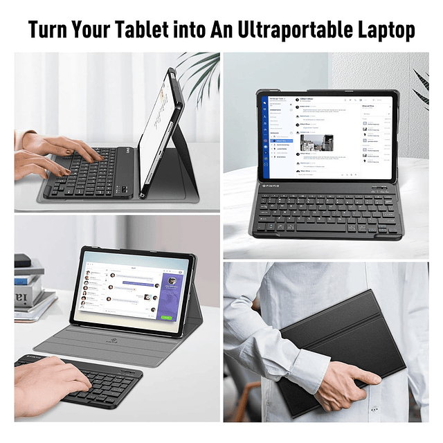 Case Con Teclado Fintie Para Galaxy Tab A9 Plus 11 X210 X216