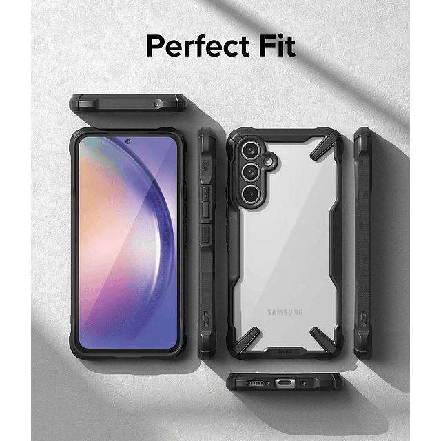 Case Ringke Fusion X Para Galaxy A54 5g (2023) Black