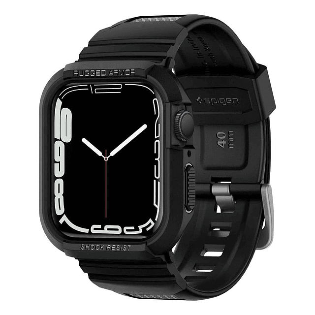 Case Spigen Rugged Armor Pro Para Apple Watch 4 5 6 40mm Ng